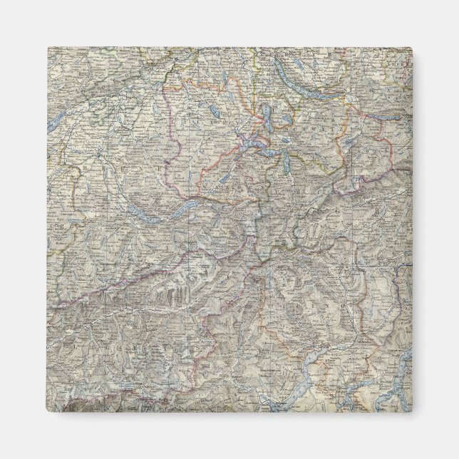 Schweiz, Savoy, Piemont Magnet (Vorne)
