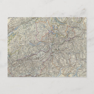 Schweiz, Savoy, Piemont Postkarte