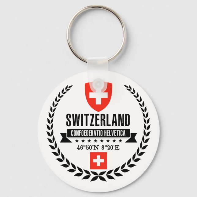 Schweiz Schlüsselanhänger (Vorderseite)