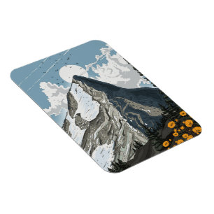 Schweiz Schneebedeckter Berg Magnet