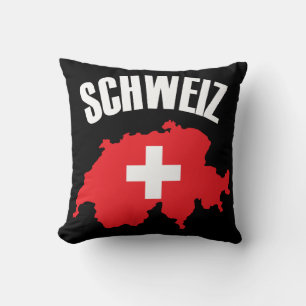Schweiz Schweiz Karte Flag Kissen