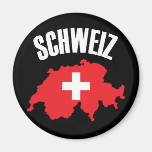Schweiz Schweiz Karte Flag Magnet