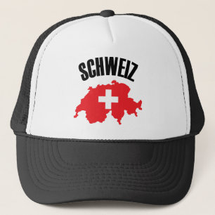 Schweiz Schweiz Karte Flag Truckerkappe