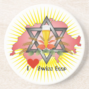 Schweiz - Schweiz - Svizzera - Svizra - Switzerlan Sandstein Untersetzer