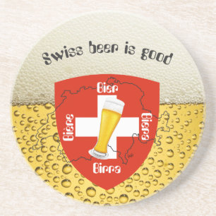 Schweiz - Schweiz - Svizzera - Svizra - Switzerlan Sandstein Untersetzer