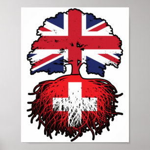 Schweiz Schweiz Vereinigtes Königreich Poster