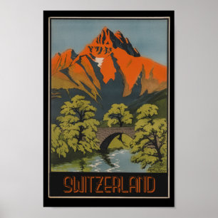 Schweiz Schweizer Alpen Bergsee-Zauber im Val Pior Poster