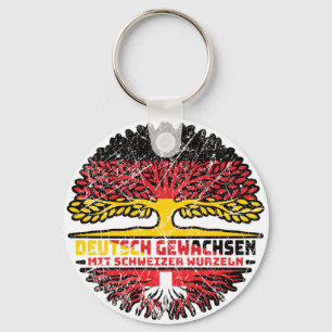 Schweiz Schweizer Deutsch Deutschland Baum Wurzel Schlüsselanhänger