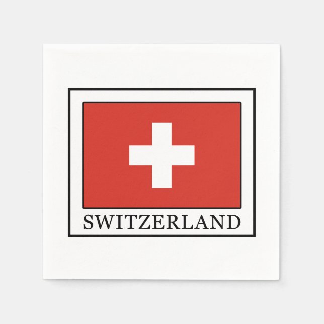 Schweiz Serviette (Vorderseite)