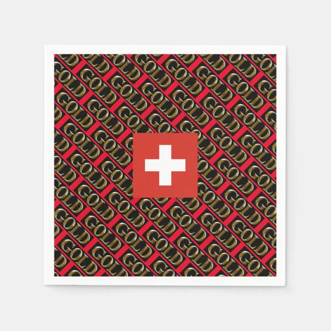 SCHWEIZ SERVIETTE (Vorderseite)