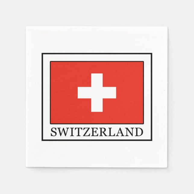 Schweiz Serviette (Vorderseite)