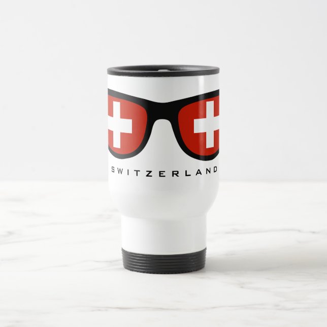 Schweiz Shades benutzerdefinierte Tasse (Mittel)