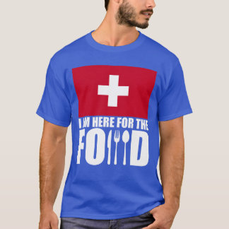 Schweiz Souvenir Essen Reise Familie T-Shirt