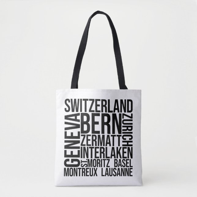 Schweiz Städte Kunst, Dichtung und Musik - Bern Tasche (Vorderseite)