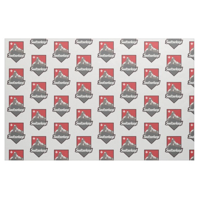 Schweiz Stoff (Fat Quarter (45,7 x 55,9 cm))