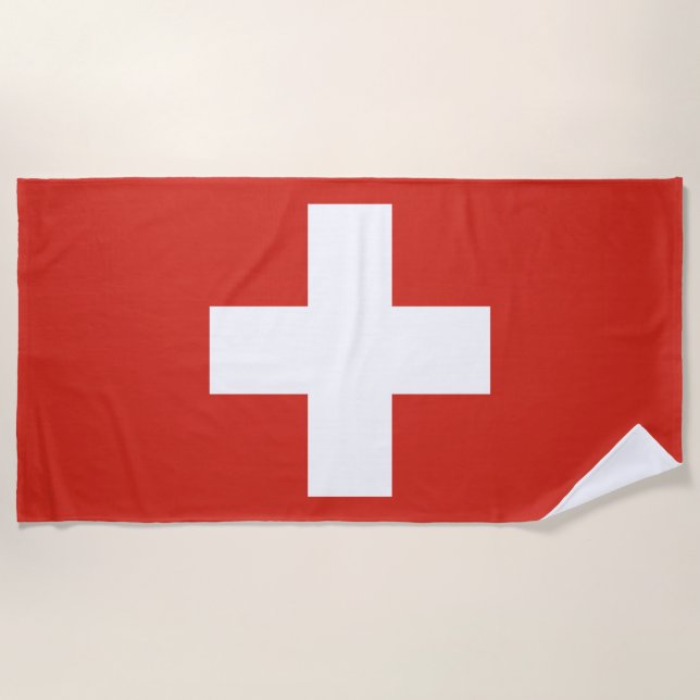 Schweiz Strandtuch (Vorderseite)