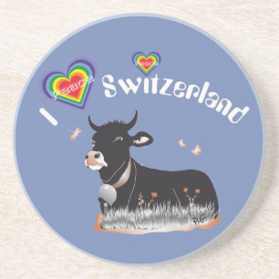 Schweiz Suisse Svizzera Svizra BierŌ Getränkeuntersetzer