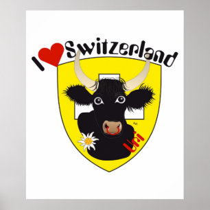 Schweiz, Suisse, Svizzera, Svizra, Schweiz Poster