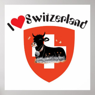 Schweiz, Suisse, Svizzera, Svizra, Schweiz Poster