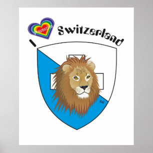 Schweiz, Suisse, Svizzera, Svizra, Schweiz Poster