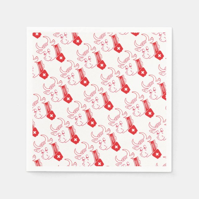 Schweiz - Suisse - Svizzera - Svizra Servietten (Vorderseite)