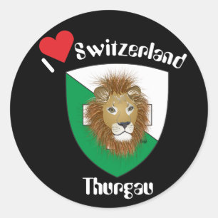 Schweiz Suisse Svizzera Svizra Switzerland Kleber Runder Aufkleber