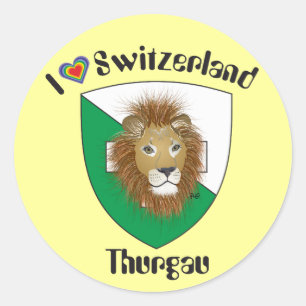 Schweiz Suisse Svizzera Svizra Switzerland Kleber Runder Aufkleber