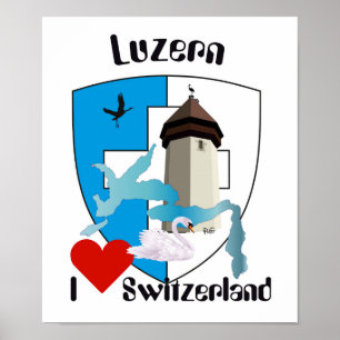 Schweiz, Suisse, Svizzera, Svizra, Switzerland Poster