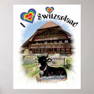 Schweiz, Suisse, Svizzera, Svizra, Switzerland Poster