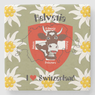 Schweiz Suisse Svizzera Svizra Switzerland Steinuntersetzer