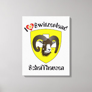 Schweiz  Suisse  Switzerland Schaffhausen Leinwanddruck