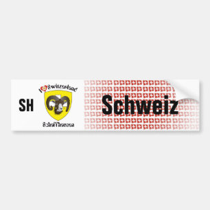 Schweiz Svizzera Suisse Schaffhausen Autoaufkleber