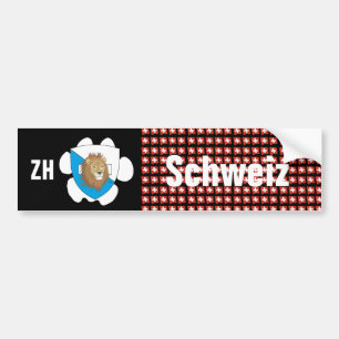 Schweiz Svizzera Suisse Zürich Autoaufkleber