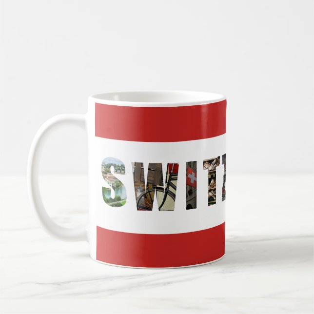 Schweiz Swiss Travel Foto Kaffee Tasse (Links)