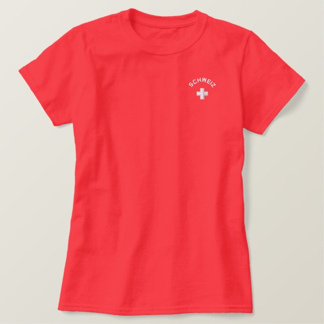 Schweiz T Shirt - Schweiz (Design vorne)