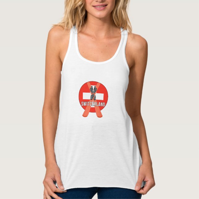 Schweiz Tank Top (Vorderseite)