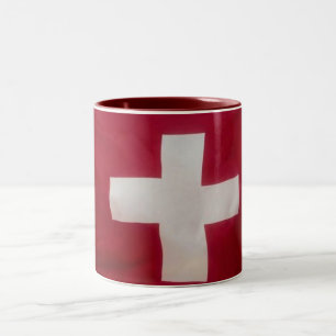 Schweiz - Tasse- Zweifarbige Tasse