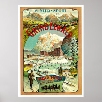 Schweiz Tradition Reisen Kunst, Dichtung und Musik Poster