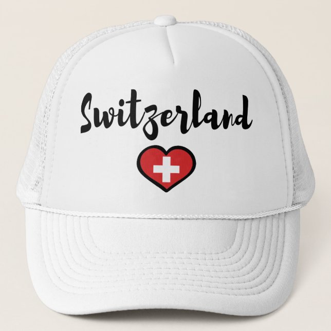 Schweiz Truckerkappe (Vorderseite)