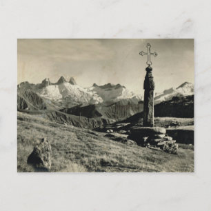 Schweiz, überqueren auf dem Berg, Jungfrau Region Postkarte