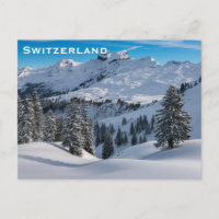 Schweiz Vintage Tourismus Postkarte