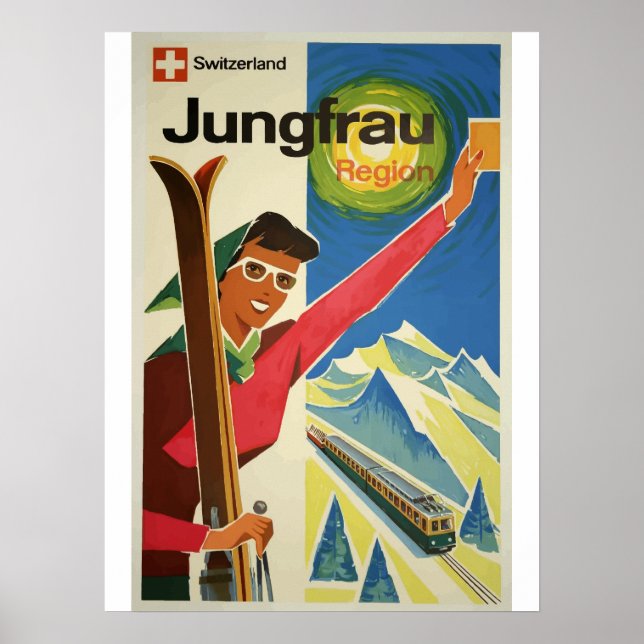 Schweiz - Vintage Travel Poster (Vorne)