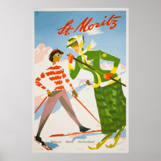 Schweiz Vintage Travel Poster