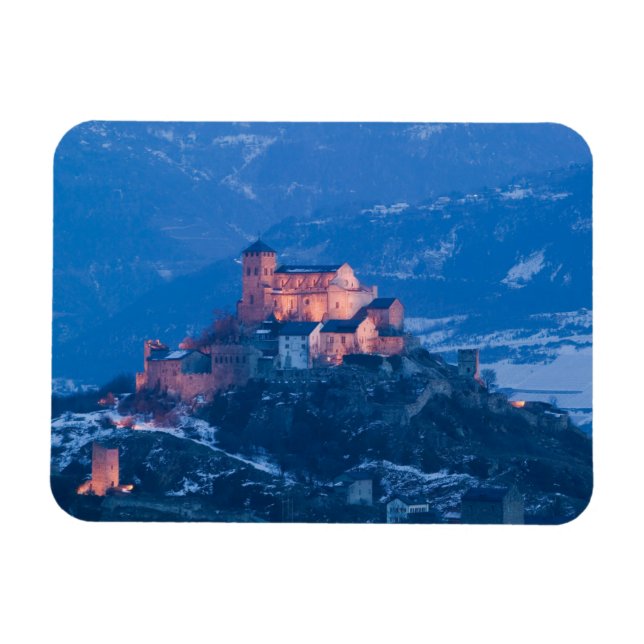 SCHWEIZ, Wallis/Wallis, SION: Basilique de France Magnet (Horizontal)