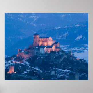 SCHWEIZ, Wallis/Wallis, SION: Basilique Poster