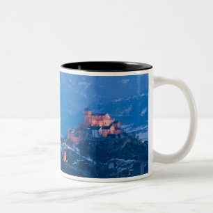 SCHWEIZ, Wallis/Wallis, SION: Basilique Zweifarbige Tasse