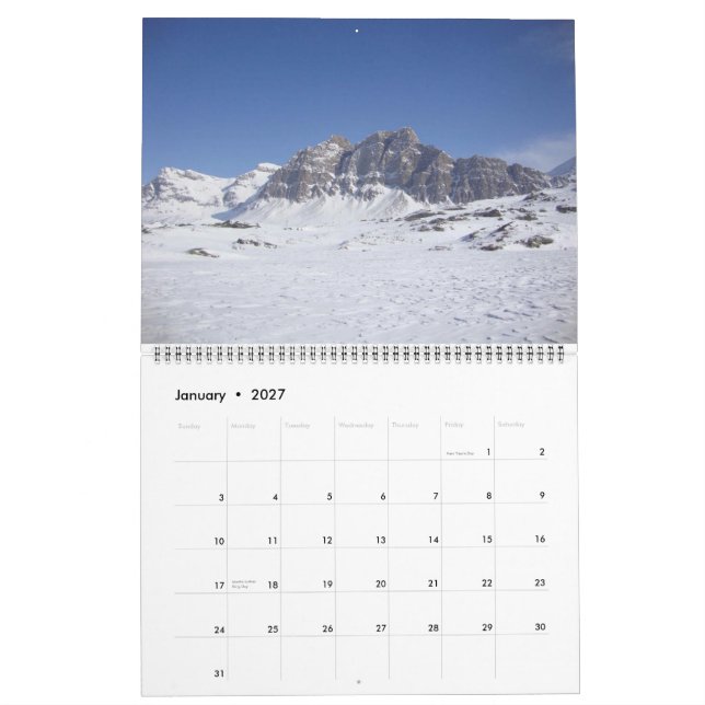 Schweizer Alpen - Kalender 2014 (Jan 2027)