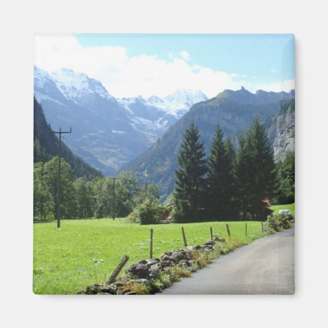 Schweizer Alpen Magnet (Vorne)