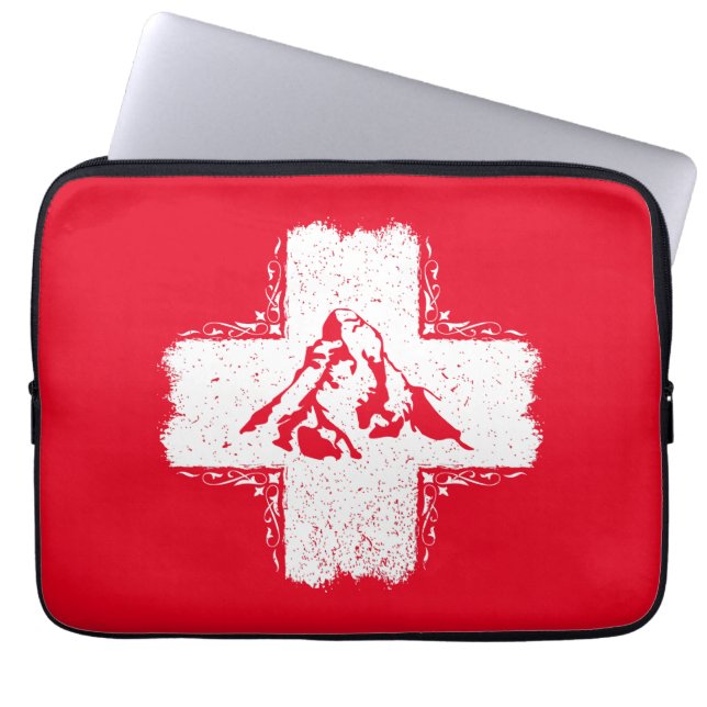 Schweizer Alpen Matterhorn - Schweiz Laptopschutzhülle (Vorderseite)