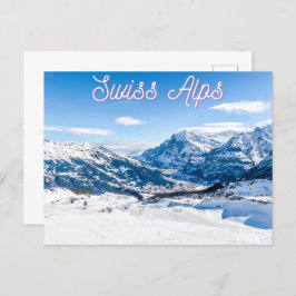Schweizer Alpen Postkarte